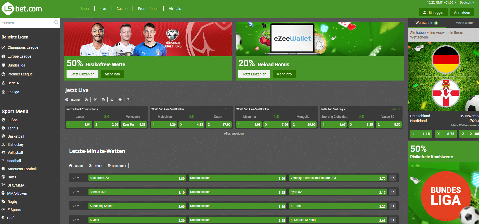 Lsbet Bonuscode last update: Februar 2026: LSMAX – 5€ ohne Einzalung