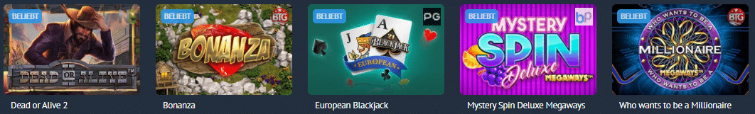 Yonibet Bewertung f&uuml;r Spiele