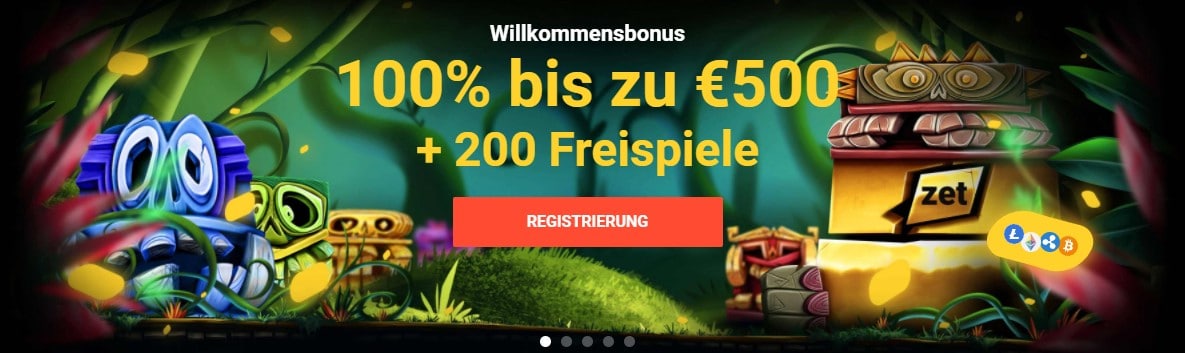 Zetcasino Promo Code 2026 [ZETMAX]: bis zu 500€ Bonus